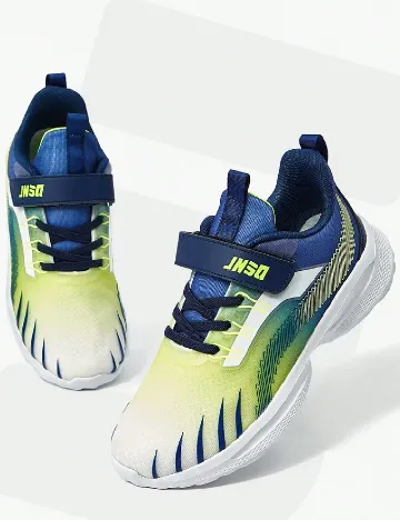Adidasi Shein Kids, albastru/verde
