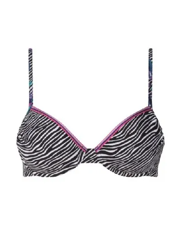 Sutien de baie Triumph, alb/negru