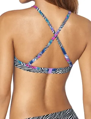 Sutien de baie Triumph, alb/negru