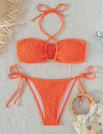 Costum de baie SHEIN, portocaliu