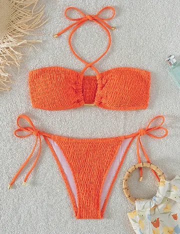 Costum de baie SHEIN, portocaliu