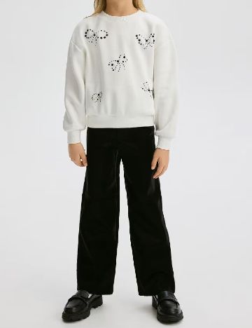 Pantaloni Reserved, negru
