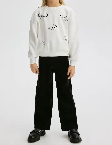 Pantaloni Reserved, negru