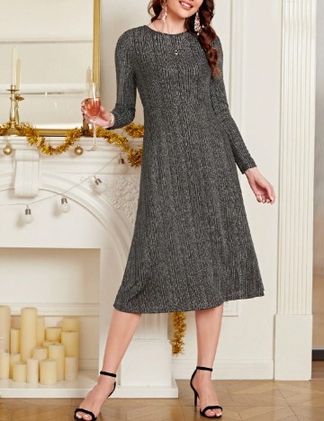 Rochie medie Emery Rose, negru