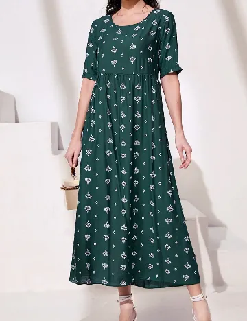 Rochie lunga SHEIN, verde