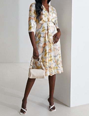 Rochie medie MOTF, mix culori