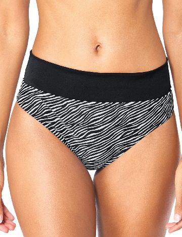 Chilot de  baie Triumph, alb/negru