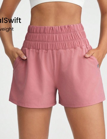 Pantaloni scurti GLOWMODE, roz