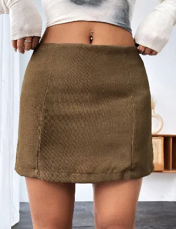 Fusta pantalon SHEIN, maro