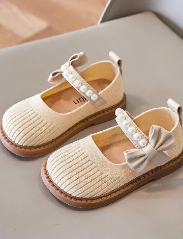 Pantofi Shein Kids, crem