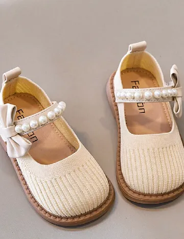 Pantofi Shein Kids, crem