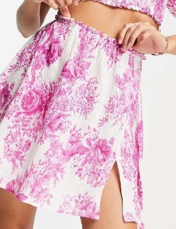 Fusta de plaja ASOS, floral print