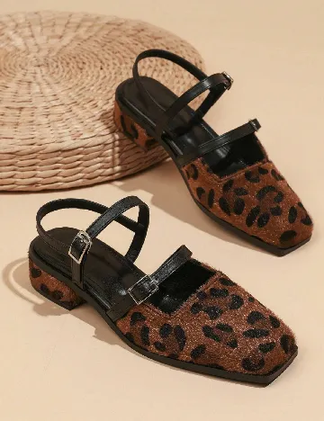 Pantofi SHEIN, animal print
