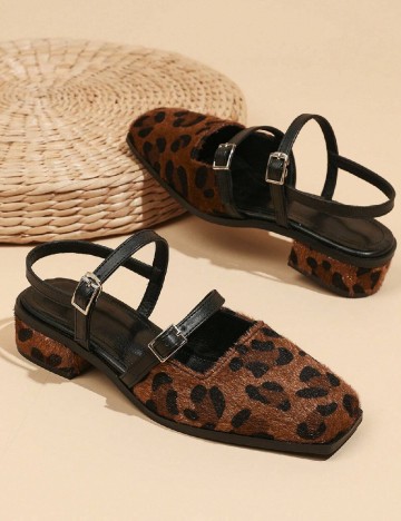Pantofi SHEIN, animal print