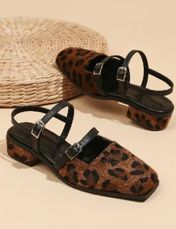 Pantofi SHEIN, animal print