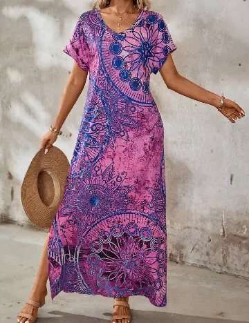 Rochie lunga SHEIN, roz
