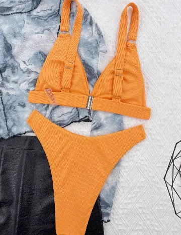 Costum de baie SHEIN, portocaliu