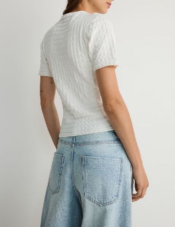Tricou Reserved, alb