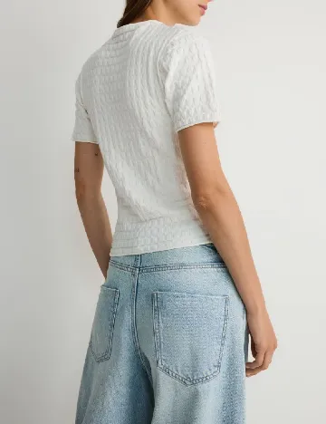 Tricou Reserved, alb