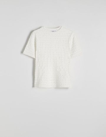 Tricou Reserved, alb