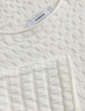 Tricou Reserved, alb