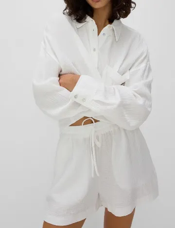 Pantaloni scurti Reserved, alb