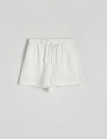 Pantaloni scurti Reserved, alb