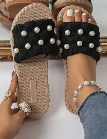 Slapi SHEIN, negru
