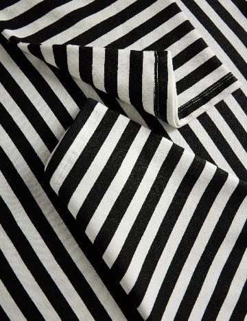 Bluza Oversize Reserved, alb/negru