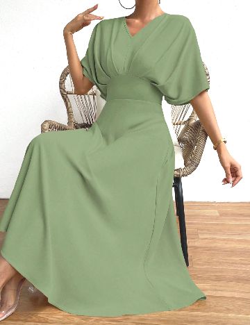 Rochie lunga SHEIN, verde