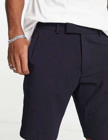 Pantaloni scurti ASOS, bleumarin