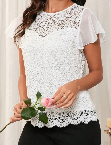 Bluza SHEIN, alb