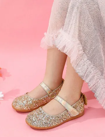 Pantofi Shein Kids, auriu