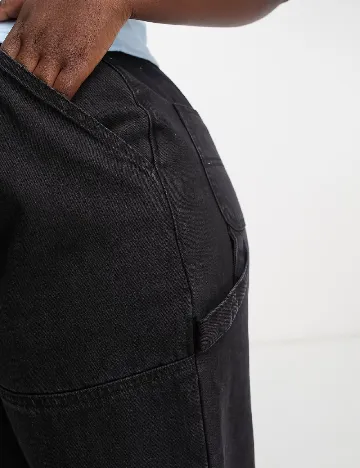 Blugi I SAW IT FIRST Plus Size, negru