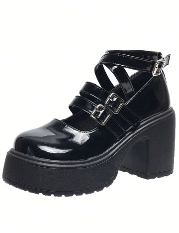 Pantofi SHEIN, negru