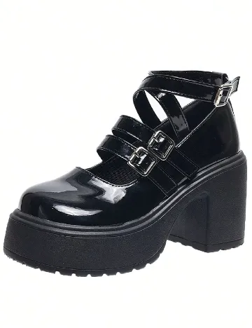 Pantofi SHEIN, negru