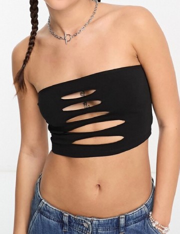 Top ASOS, negru