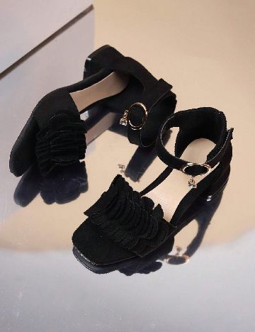 Sandale Shein Kids, negru