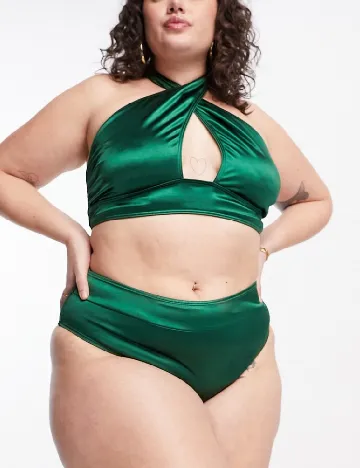 Chilot de baie South Beach Curve, verde