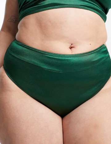 Chilot de  baie South Beach Curve, verde
