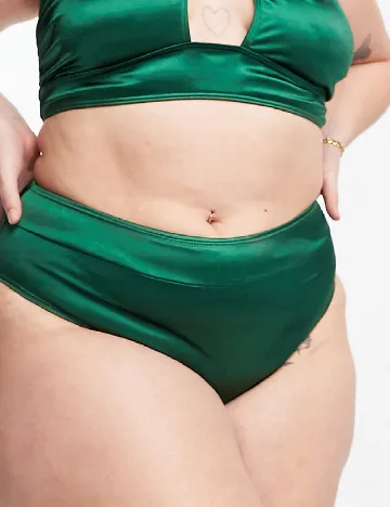 Chilot de baie South Beach Curve, verde