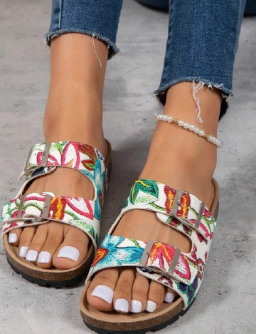 Slapi SHEIN, floral print