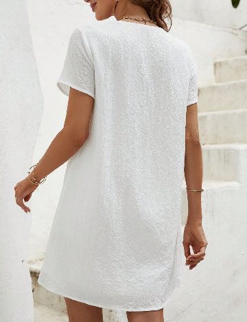 Rochie scurta SHEIN, alb
