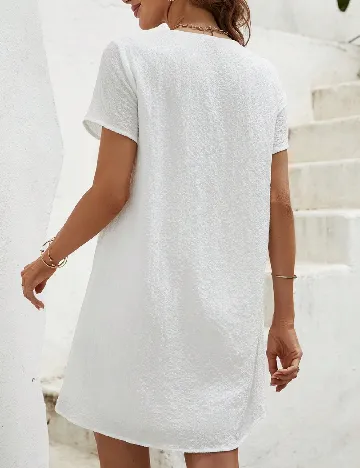 Rochie scurta SHEIN, alb