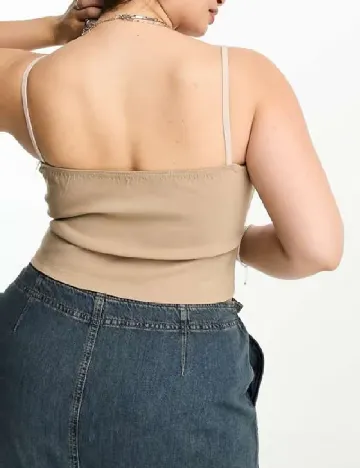 Top ASOS Curve, crem