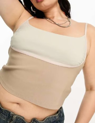 Top ASOS Curve, crem