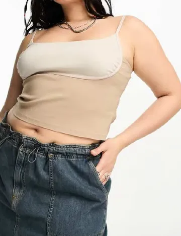 Top ASOS Curve, crem