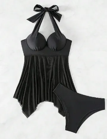 Costum de baie SHEIN, negru