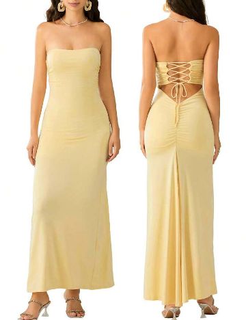 Rochie lunga SHEIN, galben