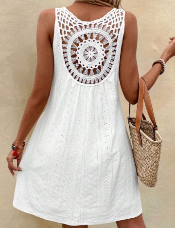 Rochie scurta SHEIN, alb